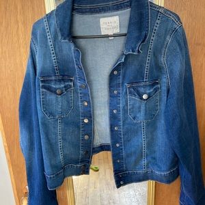 Torrid Cropped Jean Jacket Size 2